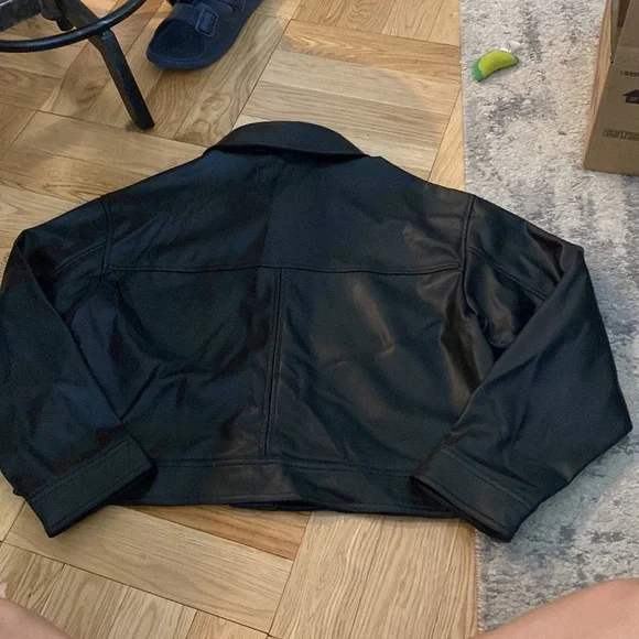 Zara faux leather jacket - Picture 5 of 6